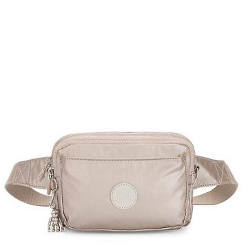 Kipling Abanu Multi Metallic Convertible Crossbody Bag Tassen Beige | NL 1178HA